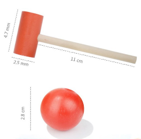 لعبة مطرقة الكور للأطفال – مونتيسوري Hammer ball تعليمية للأطفال كرات خشبية لتعلم الألوان والمهارات الحركية