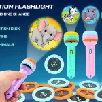 alt="بروجيكتور وفلاش لايت للأطفال – 24 شكل متنوع"