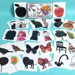 أنشطة تعليمية للتطابق بين الشكل وظله