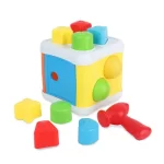 مكعب تطابق وشاكوش للأطفال