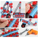 قطع ميكانو بلاستيك مقوى عالي الجودة للأطفال