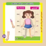 بازل جسم البنت خشبي للأطفال