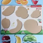 بازل خشب تعليمي للفواكه