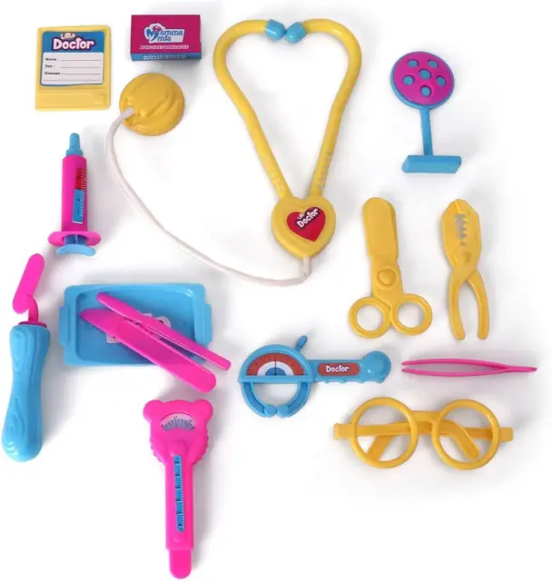 سماعة طبيب حقيقية ضمن حقيبة الطبيب للأطفال