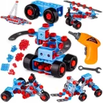 أشكال مختلفة مصنوعة من ميكانو جونيور شنيور 10 في 1